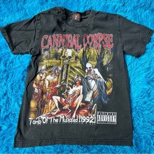 Cannibal Corpse band tee retro mens size small